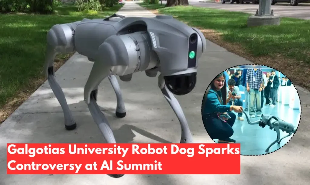 galgotias university robot dog, Galgotias University AI Summit