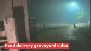 graveyard biryani delivery video, food delivery graveyard video